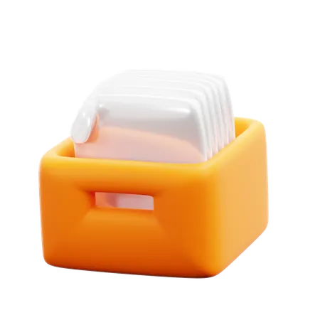 File Rack  3D Icon