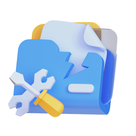 File Recovery  3D Icon