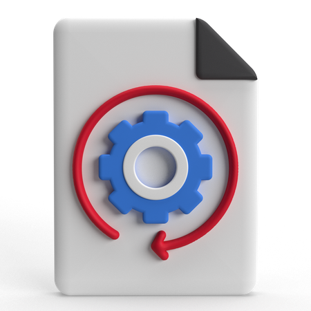 File Reload  3D Icon