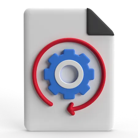 File Reload  3D Icon