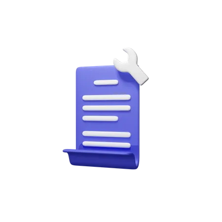 Document Repair Download This Element Now 3D Icon