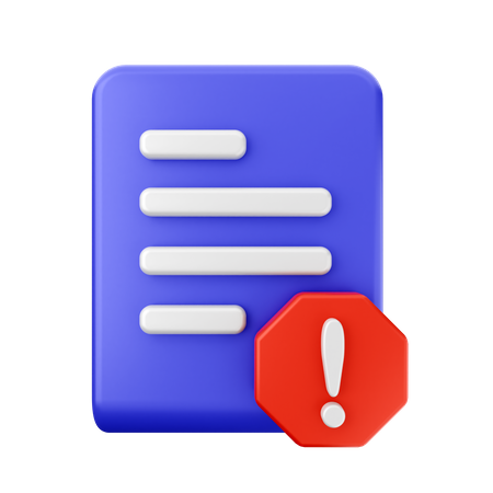 File Report  3D Icon