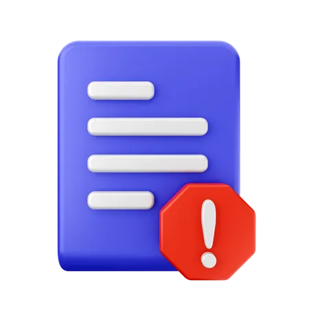 File Report  3D Icon