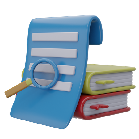 File Research  3D Icon