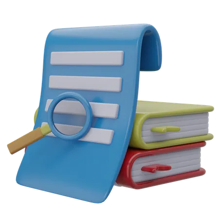 File Research  3D Icon