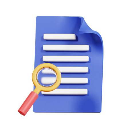 File Research  3D Icon