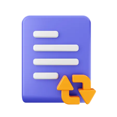 File Restore  3D Icon