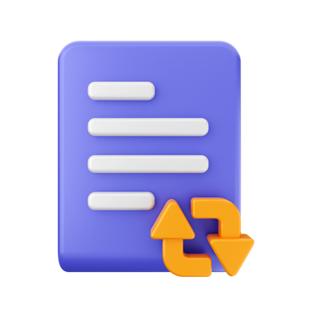 File Restore 3D Icon