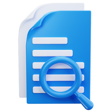 File Search  3D Icon