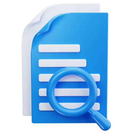 File Search  3D Icon