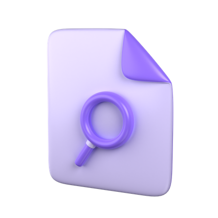 File Search  3D Icon