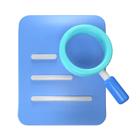 File Search  3D Icon