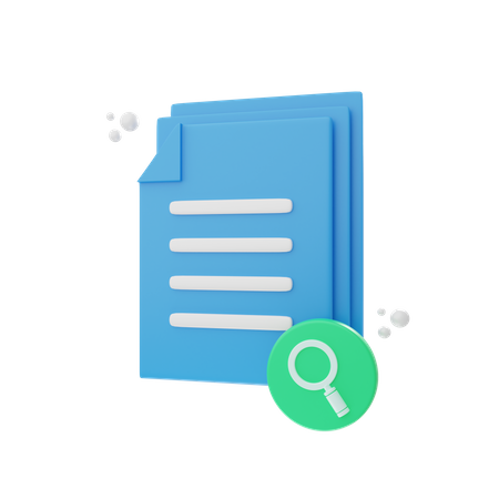 File Search  3D Icon