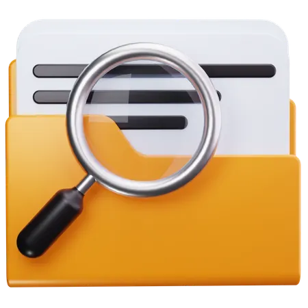 File Search  3D Icon