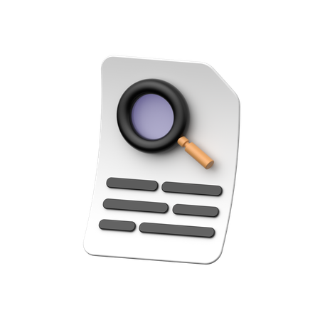 File Search  3D Icon