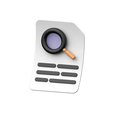 File Search  3D Icon