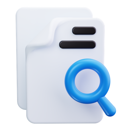 File Search  3D Icon