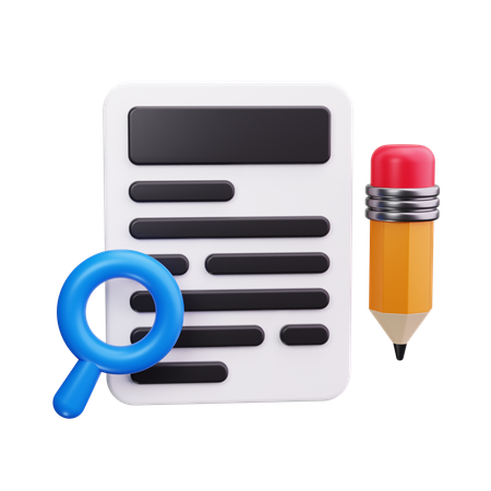 File Search  3D Icon