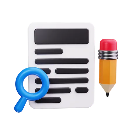 File Search  3D Icon