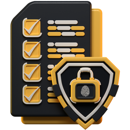 File Security  3D Icon