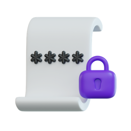 File Security  3D Icon