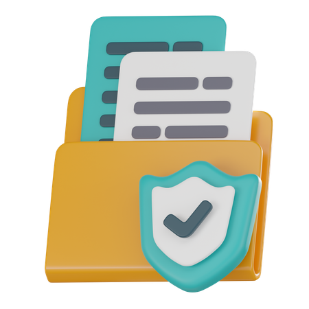 File Security  3D Icon