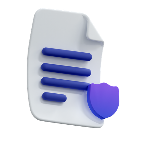 File Security  3D Icon