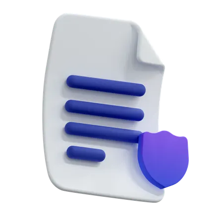 File Security  3D Icon