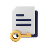 3d file key emoji