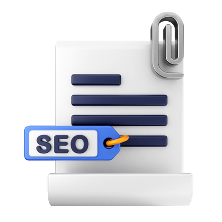 File Seo  3D Icon