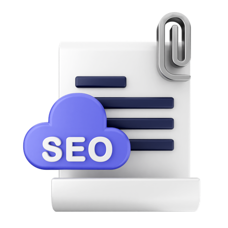 File Seo  3D Icon