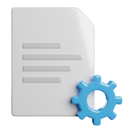 File Setting  3D Icon