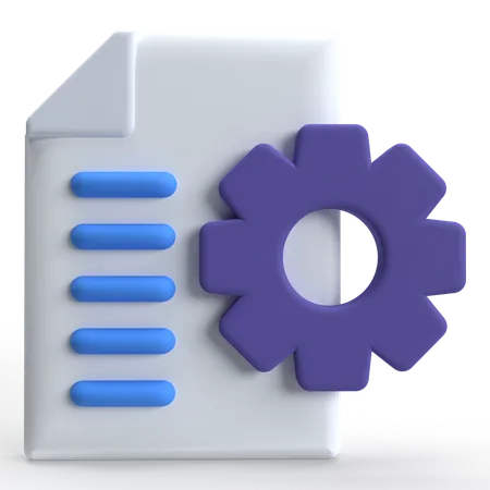 File Setting  3D Icon