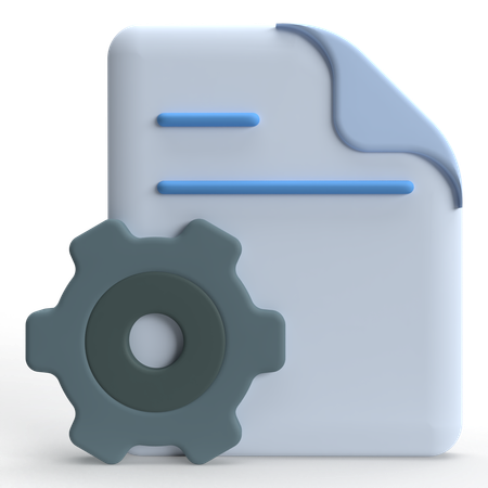 File Setting  3D Icon