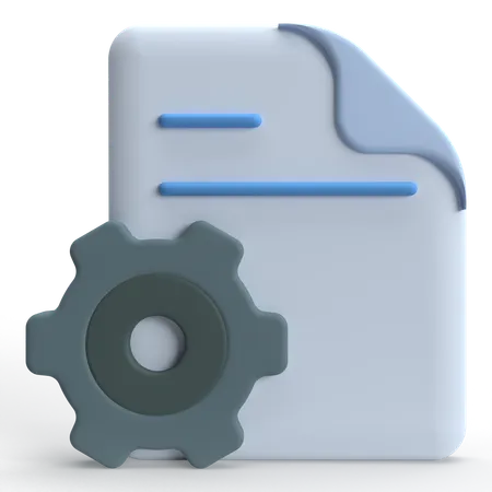 File Setting  3D Icon