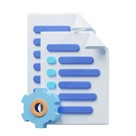 File setting  3D Icon