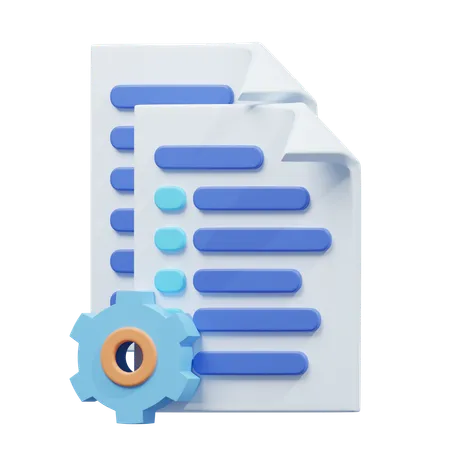 File setting  3D Icon