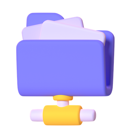 File Share  3D Icon