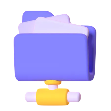 File Share  3D Icon