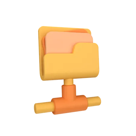 File Share  3D Icon