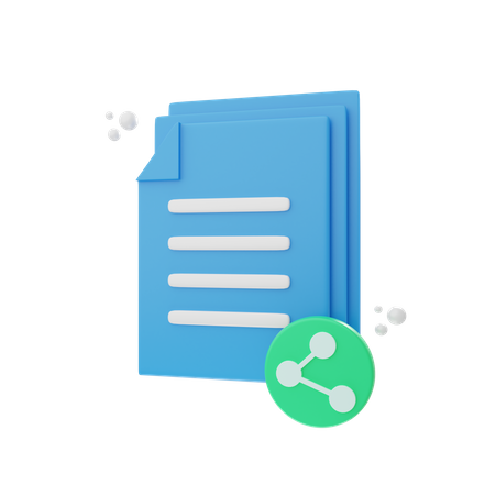 File Share  3D Icon