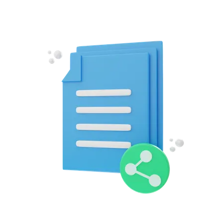 File Share  3D Icon