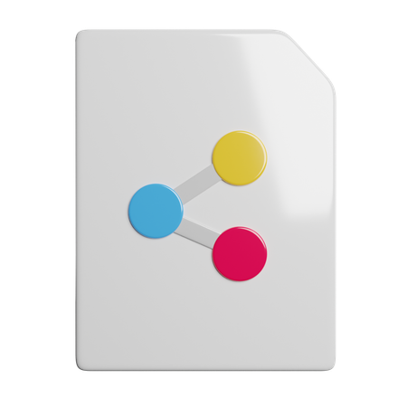 File Share  3D Icon