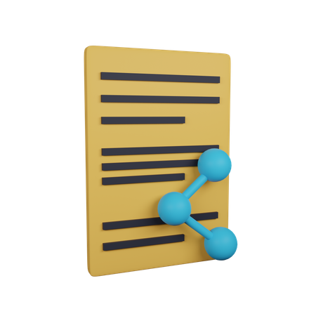 File Sharing  3D Icon