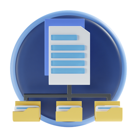File sharing  3D Icon