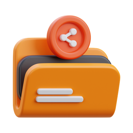 File sharing  3D Icon