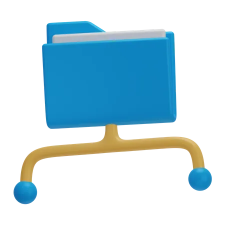 File Sharing  3D Icon