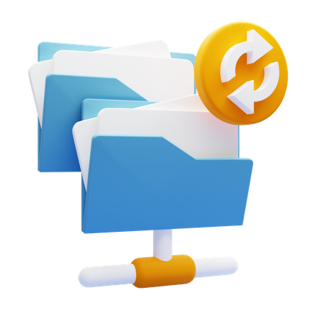 File Sharing  3D Icon