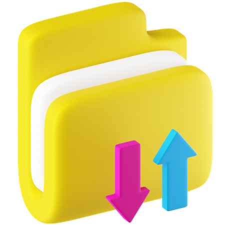 File Sharing  3D Icon