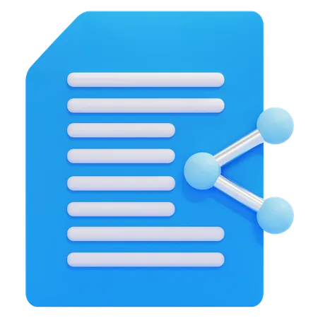 File Sharing  3D Icon